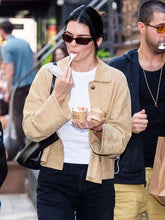 Kendall Jenner Suede Leather Jacket
