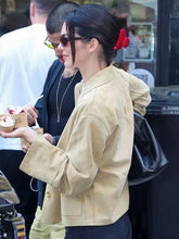 Kendall Jenner Suede Leather Jacket