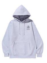 VERDY Mercedes-Benz inspired hoodie with rib-knitted cuffs