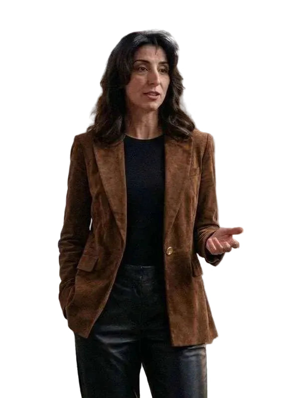 Nikki Reynard CIA Suede Blazer