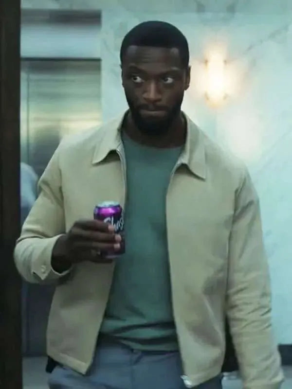 Aldis Hodge Cross Cotton Jacket