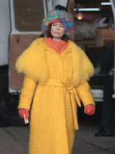 Carrie Preston Elsbeth S02 Yellow Fur Coat