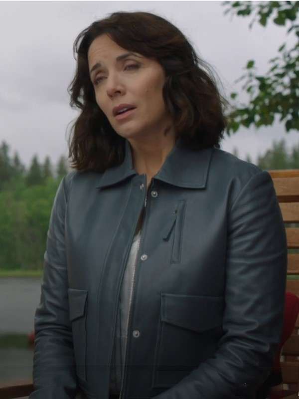 Michelle Morgan Heartland S17 Black Leather Jacket