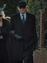 Pierce Brosnan MobLand  Black Coat