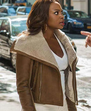 Power Naturi Naughton Suede Jacket