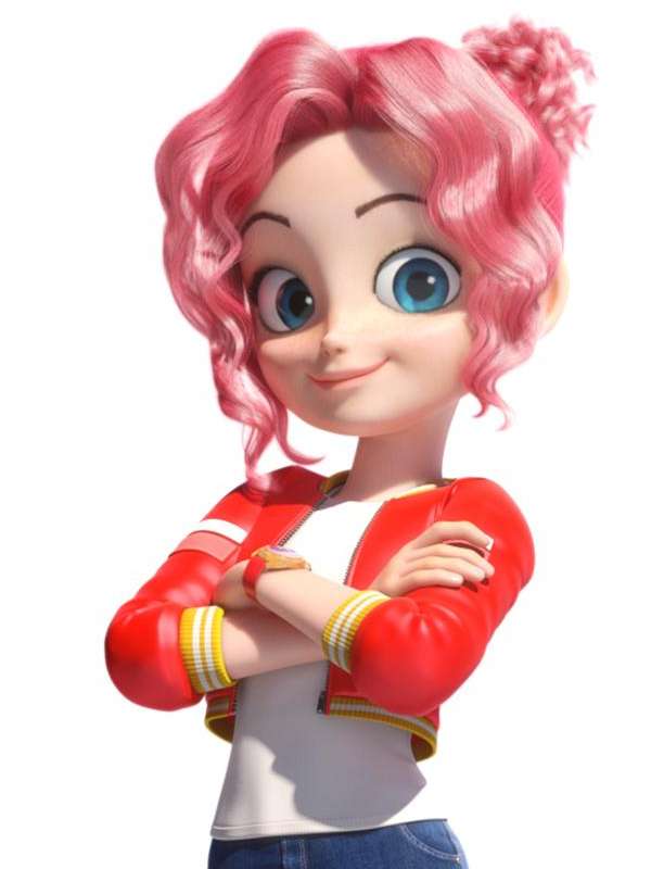 Shasha and Milo Shasha Red Bomber Jacket