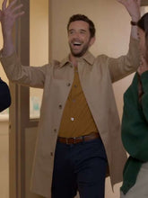 Michael Urie Shrinking S02 Beige Coat