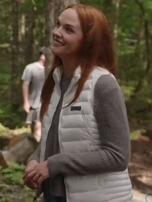Morgan Kohan Sullivan’s Crossing White Puffer Vest