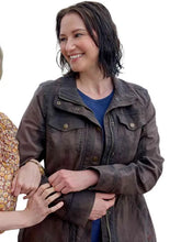 The Way Home S04 Kat Landry Brown Cotton Jacket