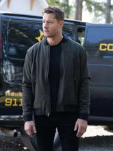 Justin Hartley Tracker S03 Green Bomber Jacket