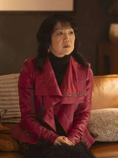 Margaret Cho Will Trent S04 Red Leather Jacket