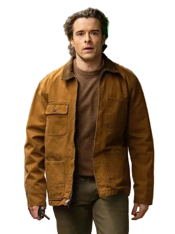 Corey Cott Law and Order SVU S27 Brown Jacket