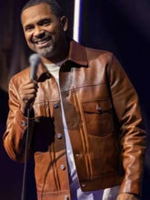 Mike Epps Brown Trucker Jacket