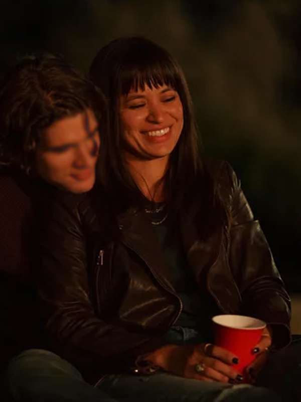 Pippa Tell Me Lies Black Leather Jacket