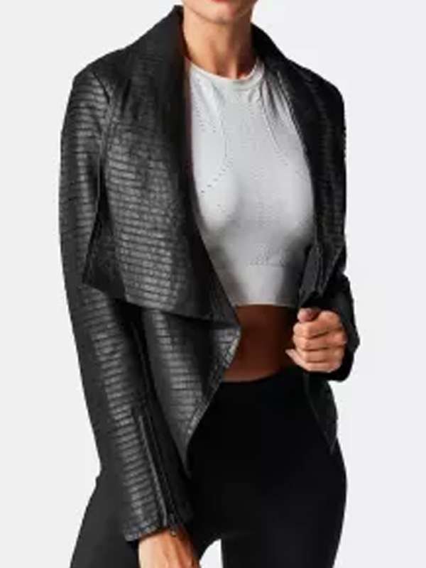 Diana Tell Me Lies Black Leather Jacket