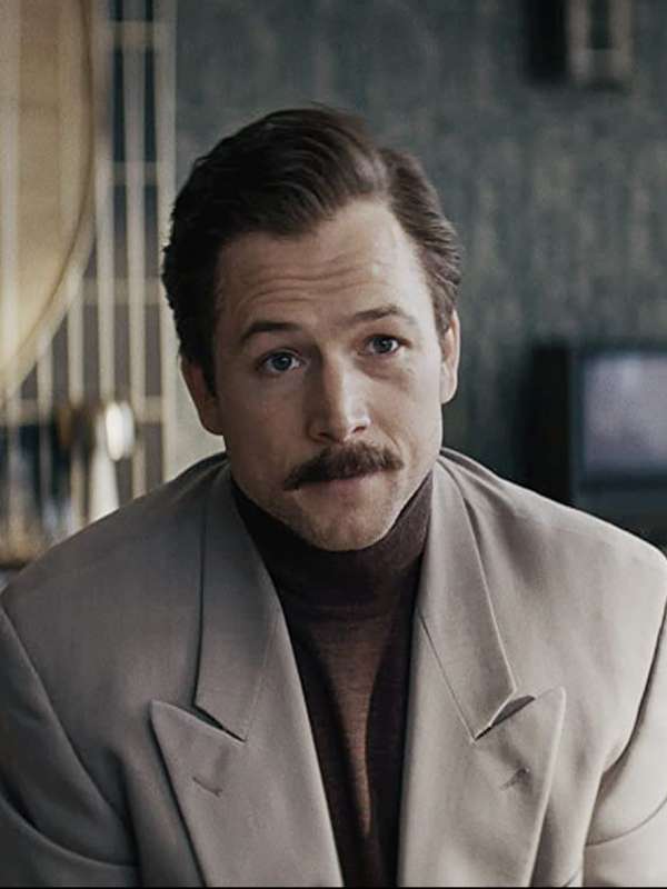 Taron Egerton Tetris 2023 Blazer