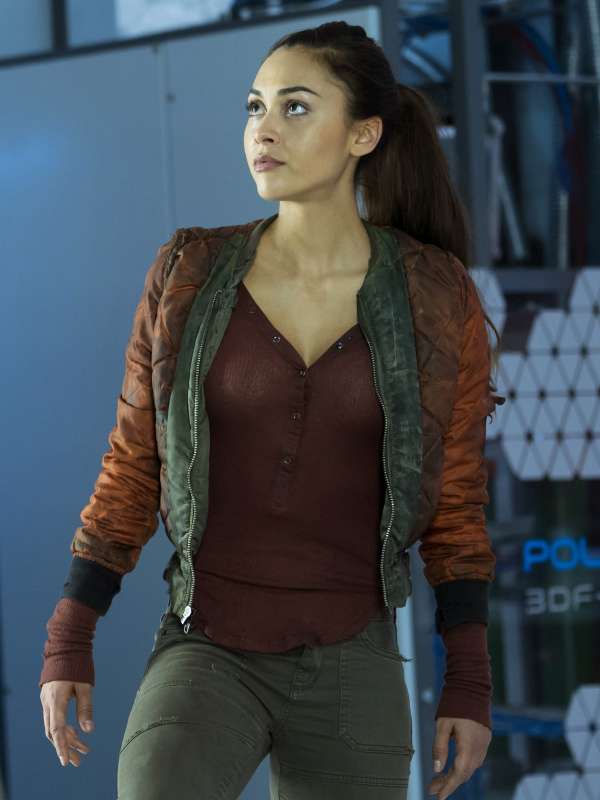 Raven Reyes The 100 S02 Quilted Bomber Jacket
