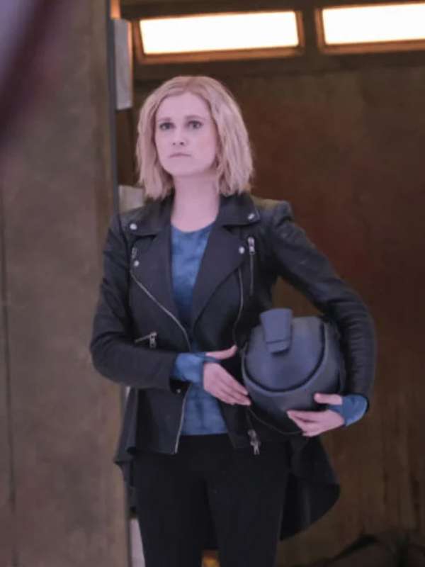 Clarke Griffin The 100 S07 Black Leather Jacket