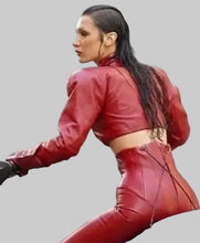The Beauty Bella Hadid Red Jacket