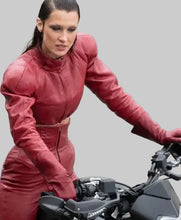The Beauty Bella Hadid Red Jacket