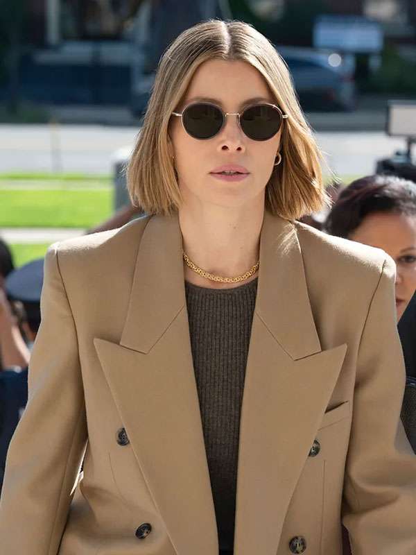 Jessica Biel The Better Sister Brown Coat