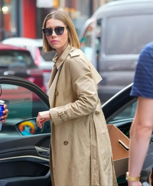 The Better Sister S01 Jessica Biel Coat – Edison Jacket
