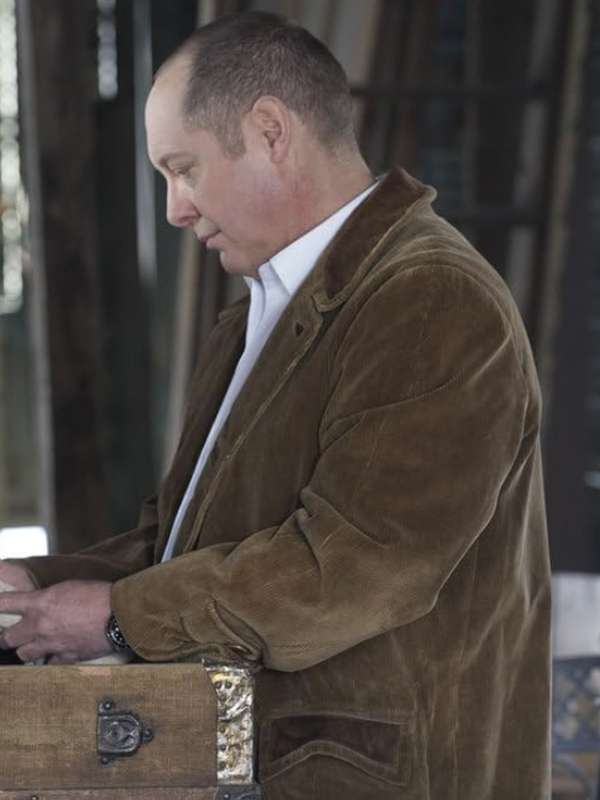 James Spader The Blacklist Brown Blazer
