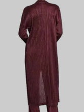 Brooke Logan Burgundy Coat