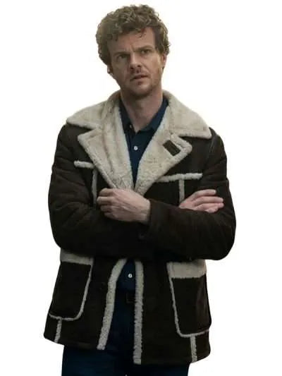 The Boys S05 Hughie Campbell Shearling Leather Jacket
