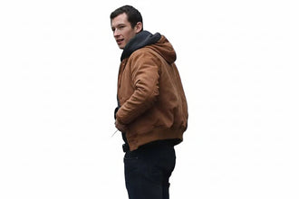 Callum Turner The Capture Brown Jacket