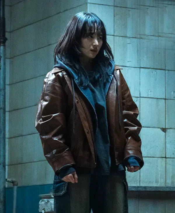 The Defects Won Jin-ah Leather Jacket