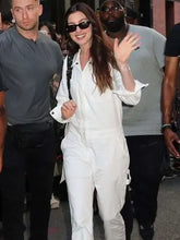 The Devil Wears Prada 2 Anne Hathaway White Jumpsuit
