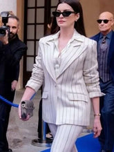 The Devil Wears Prada 2 Anne Hathaway Pinstripe Blazer