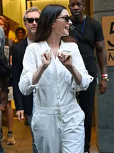 The Devil Wears Prada 2 Anne Hathaway White Jumpsuit