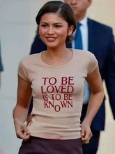 The Drama Zendaya Beige T-Shirt