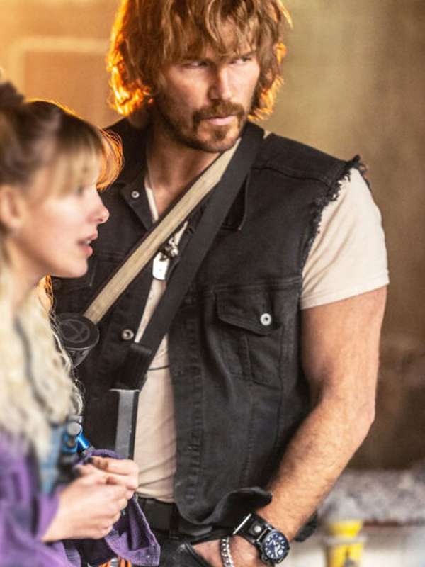 Chris Pratt The Electric State Black Vest