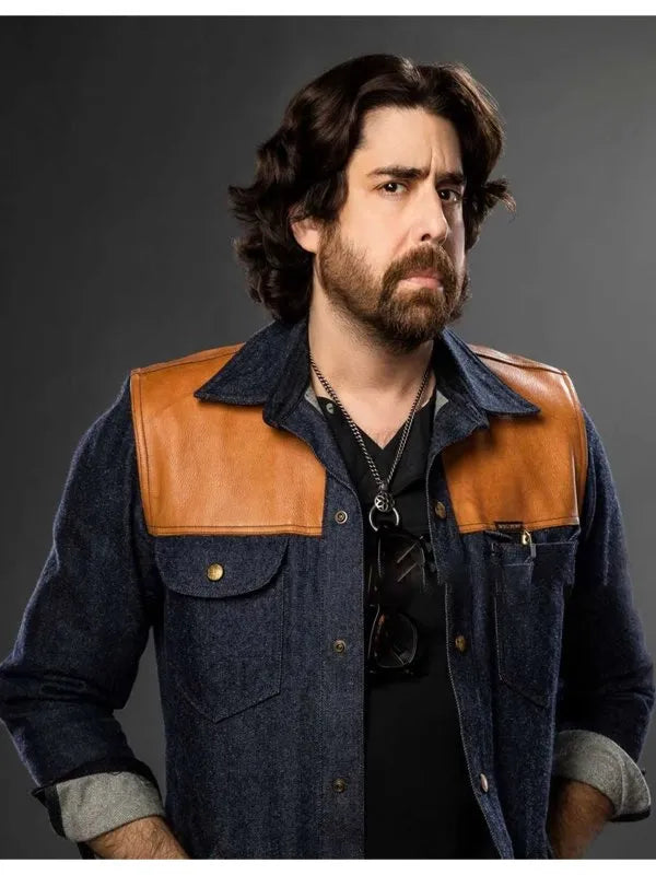 The Equalizer Harry Keshegian S02 Blue Denim Jacket