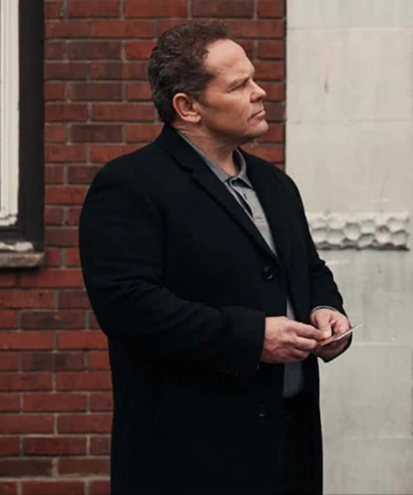 The Equalizer Kevin Chapman Black Wool Trench Coat
