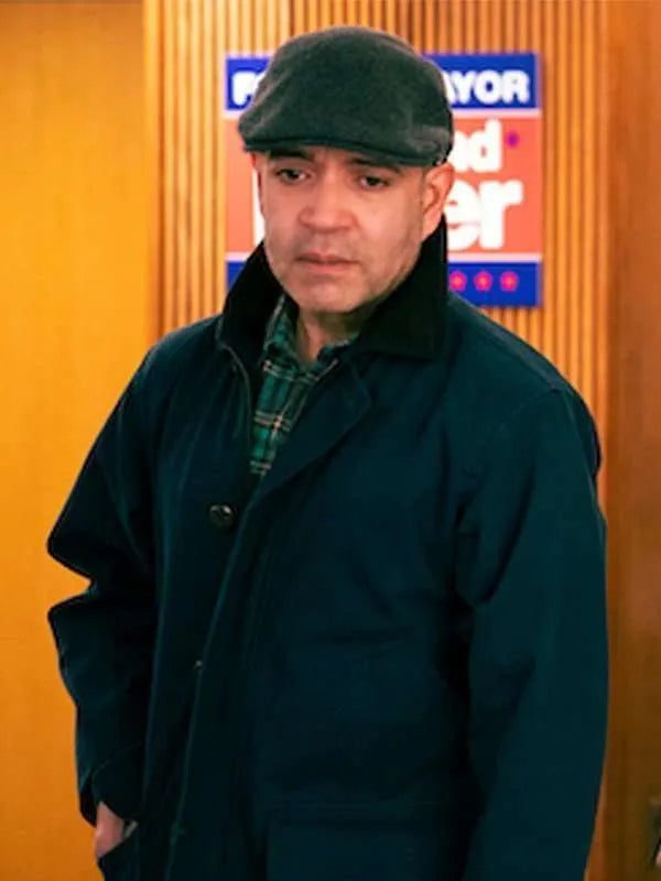 The Equalizer Luis Antonio Ramos Green Cotton Jacket