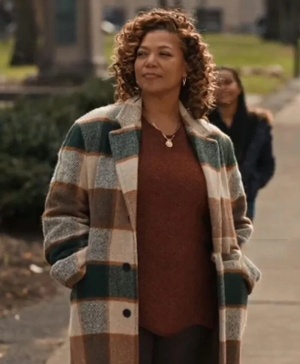 The Equalizer Queen Latifah 2021 Plaid Coat