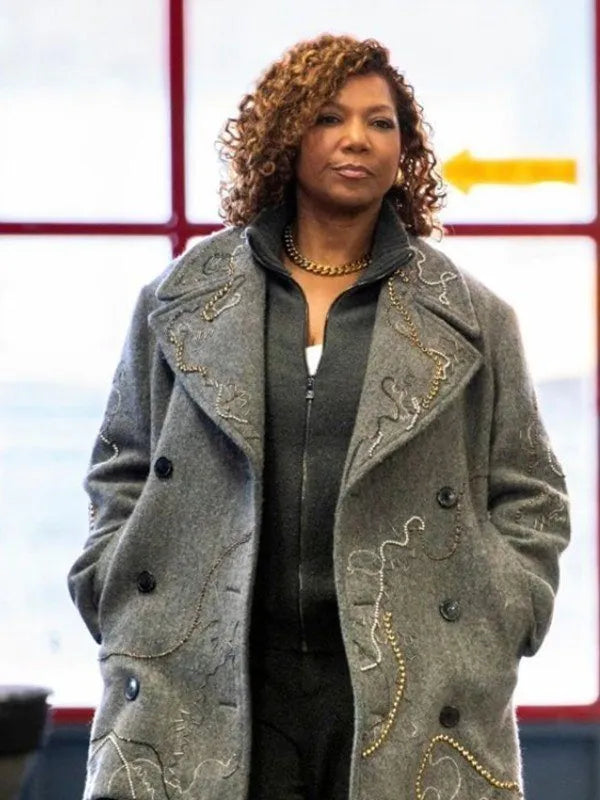 The Equalizer Queen Latifah Grey Blazer Coat