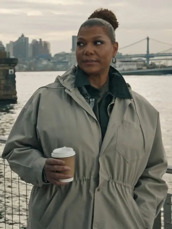The Equalizer Queen Latifah Parka Grey Coat