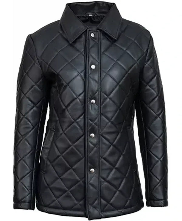 The Equalizer Queen Latifah S01 EP07 Black Quilted Jacket