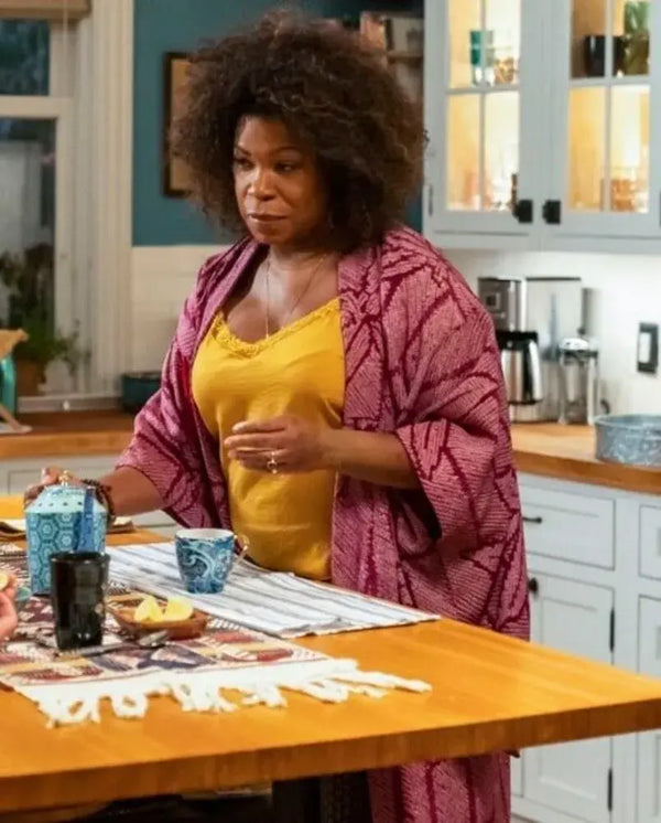 The Equalizer S01 EP01 Lorraine Toussaint Long Pink Coat