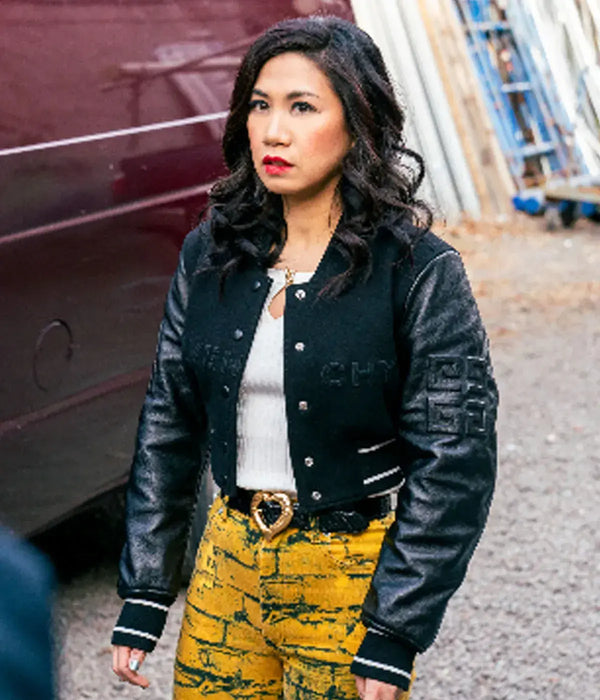 The Equalizer S02 Melody Bayani Black Cropped Jacket