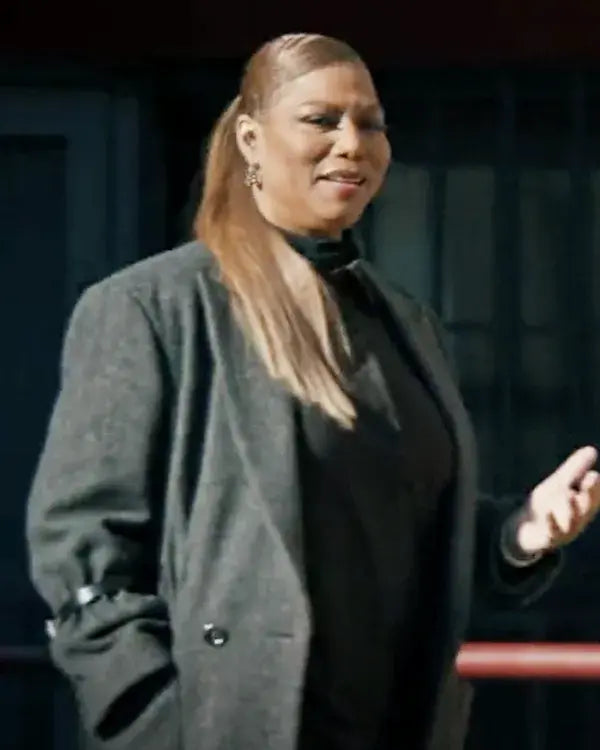 The Equalizer S02 Robyn Mccall Long Grey Wool Coat