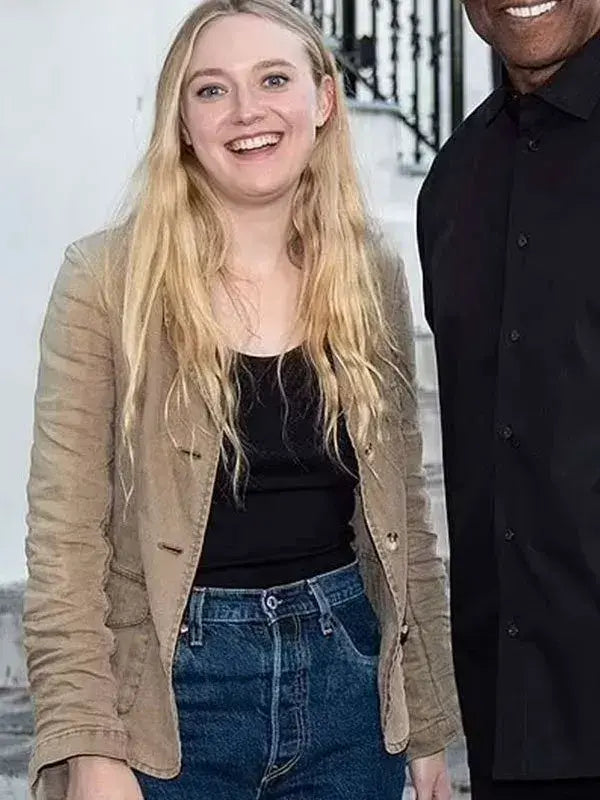 The Equalizer S03 Dakota Fanning Brown Jacket