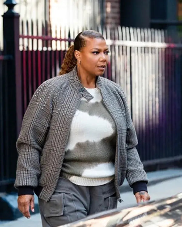 The Equalizer S03 Queen Latifah Checked Jacket
