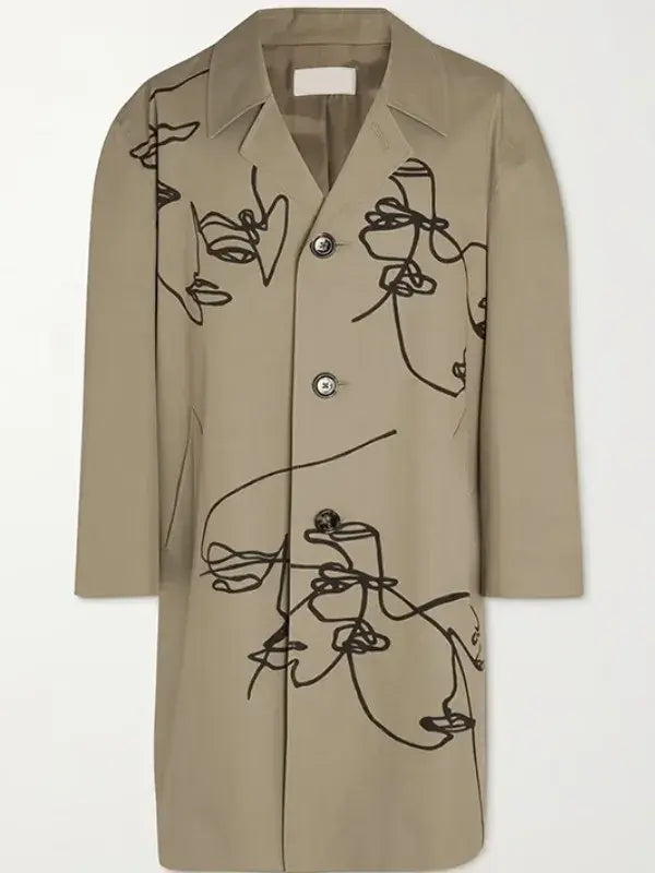 The Equalizer S03 Queen Latifah Printed Coat