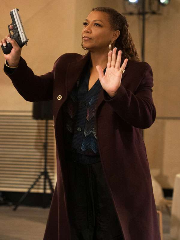 Robyn McCall The Equalizer S05 Burgundy Coat
